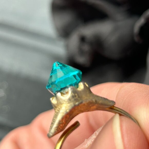 Adjustable Vintage Turquoise Ring - Picture 4 of 8